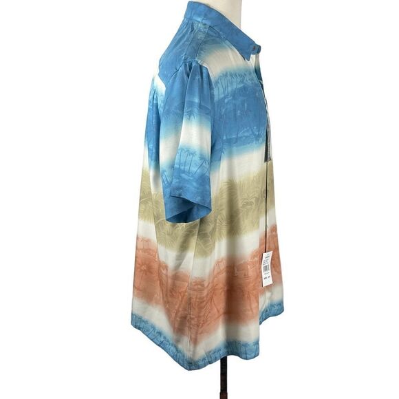 Brand New Campia Natural Stretch Cool Comfort "Love Tropical Life" Shirt XXL - Picture 4 of 7